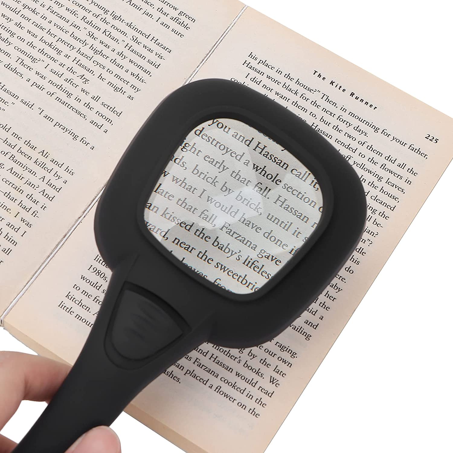 1573A Handheld Magnifying Glass 6 LED Illuminated Lighted Magnifier for Seniors Reading, Soldering, Inspection, Coins, Jewelry, Exploring DeoDap 1573A Handheld Magnifying Glass 6 LED Illuminated Lighted Magnifier for Seniors Reading, Soldering, Inspection, Coins, Jewelry, Exploring DeoDap